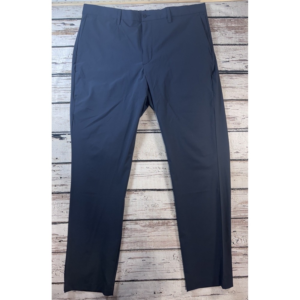 Polo Ralph Lauren Pants Mens 38x32 Blue Straight Fit Polyester Casual Golf Chino